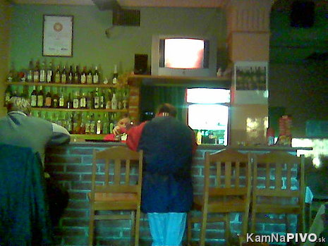 Belfast pub - barový pult