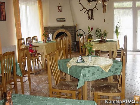 Reštaurácia s kozubor