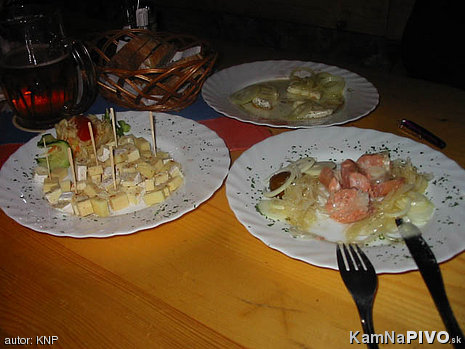 Košický hostinec - pochutiny k pivu