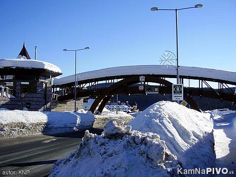 Nadchod pri Bistre Donly v zime