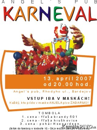 pozvanka na karneval