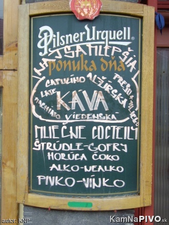 pútač pred podnikom