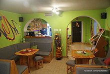 Bar v Štrbe - interiér