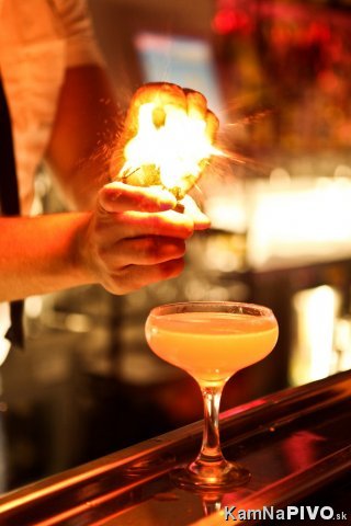 Retro cocktail bar
